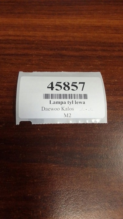 фото №8, Daewoo kalos лампа левый зад