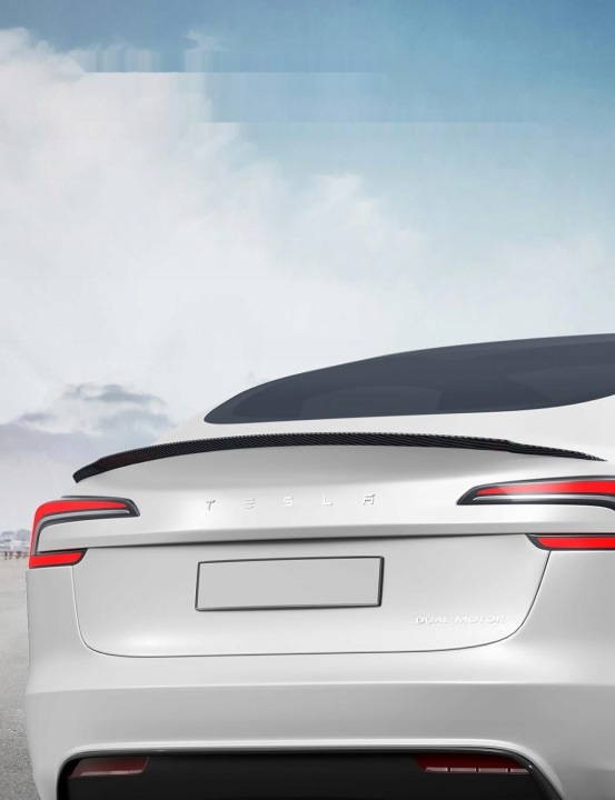 фото №5, Basenor 2024-2025 do tesla модель 3 performance спойлер abs заднє спойлер