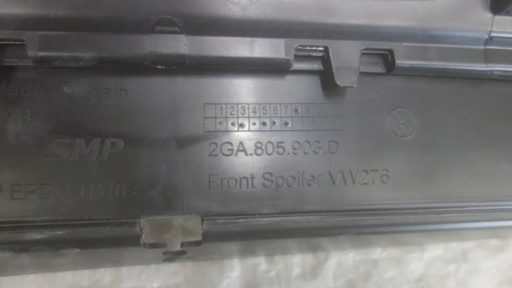 фото №8, Vw t-roc 2ga 17-21 спойлер w бампер перед 2ga805903d