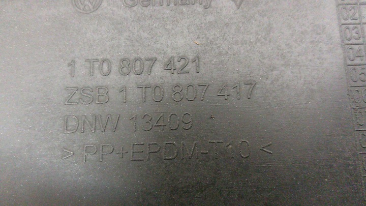 фото №9, Vw touran ii | бампер дифузор спойлер зад задній рестайлінг 1t0807421