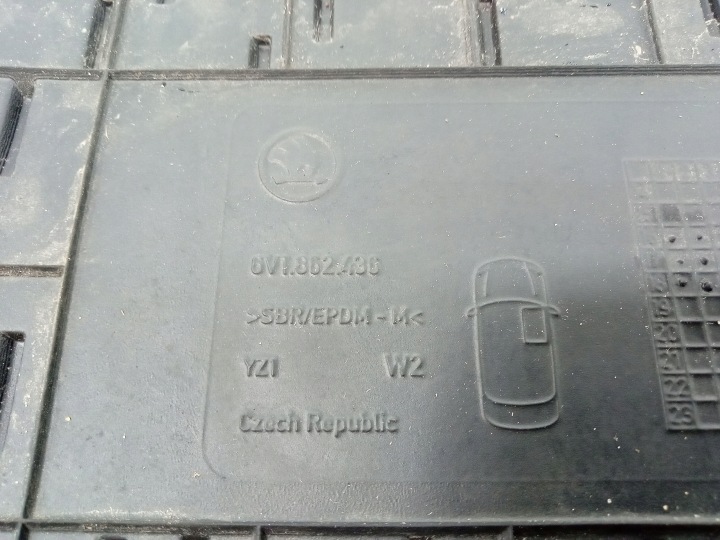 фото №11, Skoda fabia iii універсал килимки гумові 6v1862436