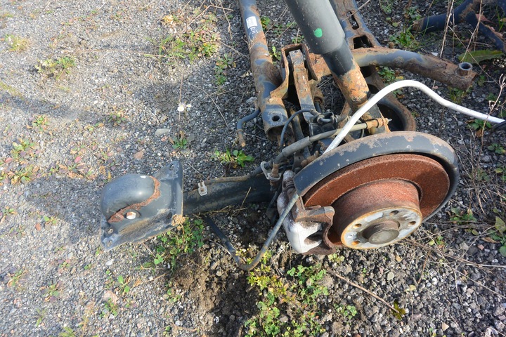 фото №9, Підвішування візок підрамник зад audi tt 8j комплект