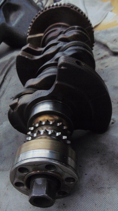 фото №8, Wał коленчатый bmw 116i e87 рестайлинг 1.6 16v бензин n43b16aa - подтертый!!!