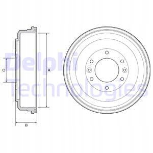фото №2, Bf555 delphi барабан тормозной