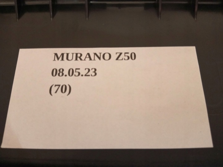 фото №5, Решітка повітропровід панель середній nissan murano z50