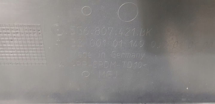 фото №7, Vw golf vii 7 hb бампер задній новий 5g6807421bk