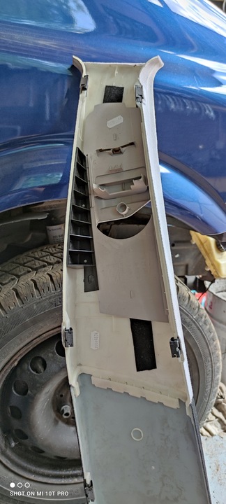 фото №8, Mercedes w211 защита стойка среднего правая