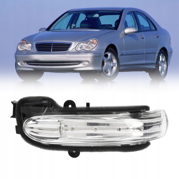 фото №14, Поворотник зеркала право a2038201621 для mercedes benz w203 4door 04-07