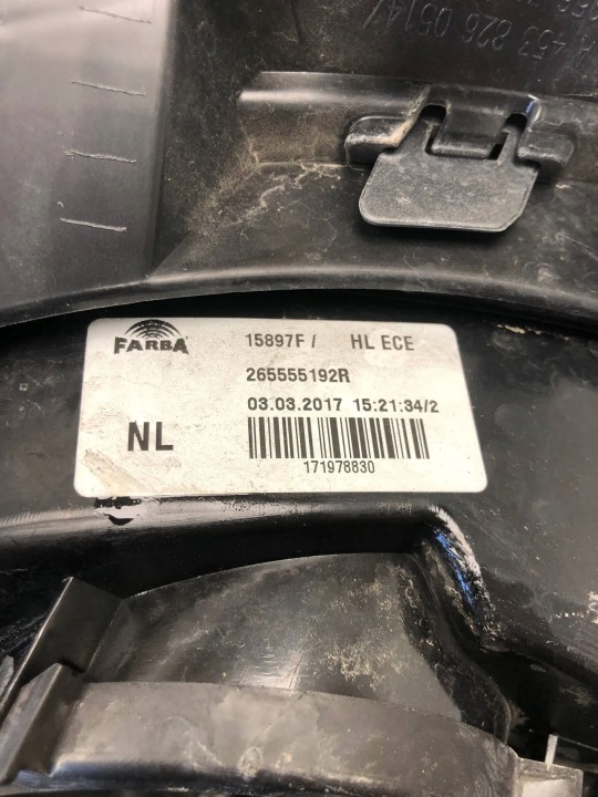 фото №6, Фара левое зад led smart 453 265555192r