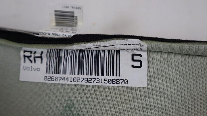 фото №8, Volvo v40 ii обивка спинка сиденья правые перед 31435084