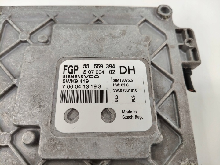 фото №5, Блок керування двигуном (ecu) opel astra h 55559394 pin