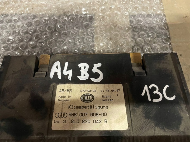 фото №8, Audi a4 b5 панель керування вентиляція 8l0820043b