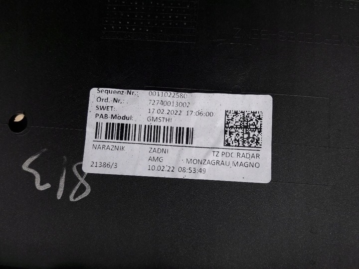 фото №11, G-klasa w463 набір amg g63 бампер перед зад 18-