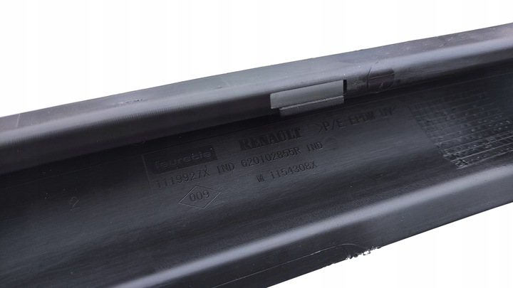 фото №7, Renault zoe передній рестайлінг спойлер накладка бампера нижня перед td34