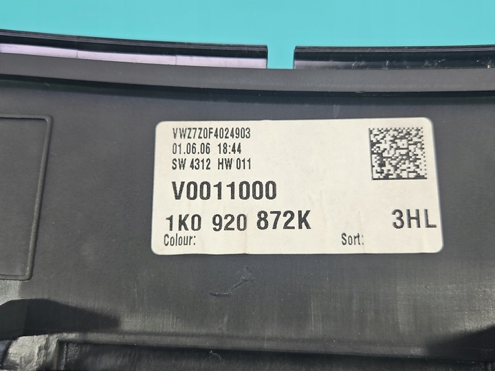 фото №9, Спідометр  vw jetta v 1k0920872k 1.9 tdi європа