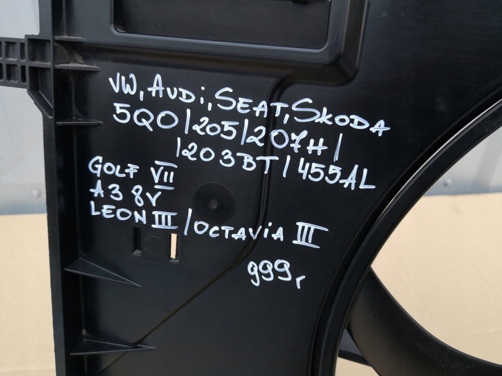 фото №12, Vw audi seat skoda 5q0 вентилятор 207h 203bt 455al