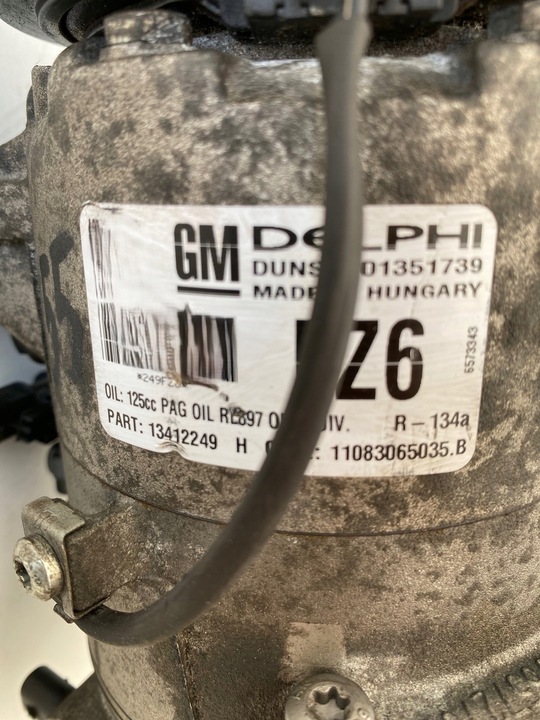 фото №9, Opel astra j meriva zafira tourer компрессор компрессор кондиционера 13412249