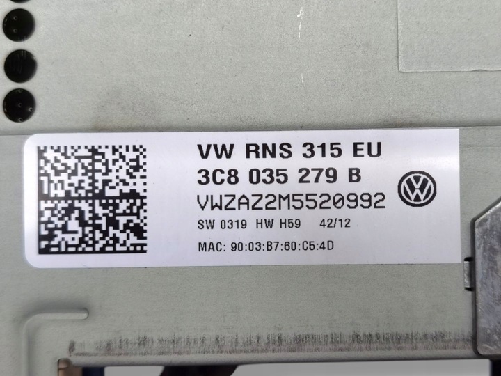 фото №8, Радіо автомобільні volkswagen passat b7 2012 3c8035279b