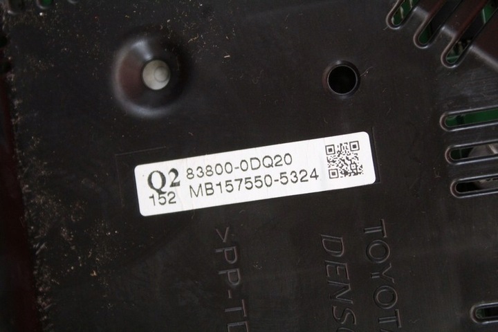 фото №10, Спидометр приборы eu 83800-0dq20 toyota yaris 3 iii 1.4 d-4d 90 km 10-14