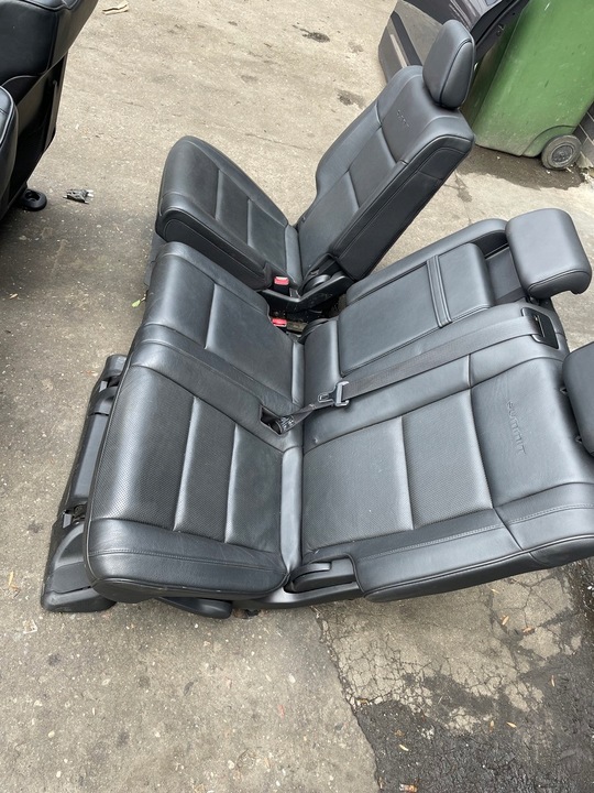 фото №11, Jeep grand cherokee wk2 summit сиденья сиденья обшивки комплект чёрные