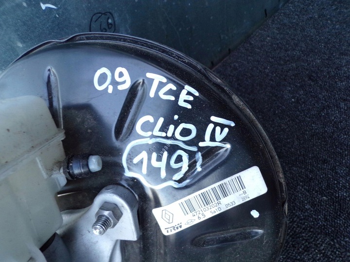 фото №6, Насос підсилювач гальмівна 472103202r clio iv 0.9tce