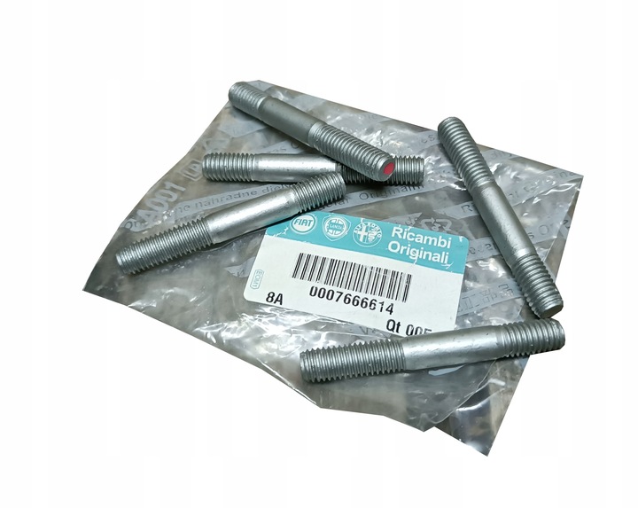 фото №1, Гвинт двосторонній колектора кріпильна turbo fiat alfa romeo lancia 7666614 оригінальний номер