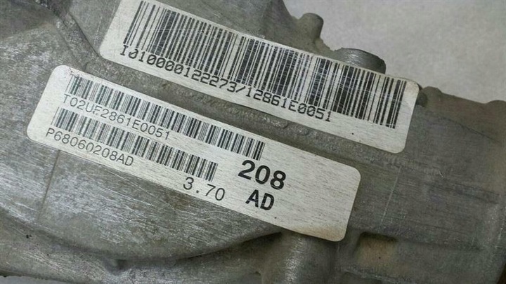 фото №3, 2013 jeep cherokee передній diff 68251558aa диференціал srt8 6.4 v8