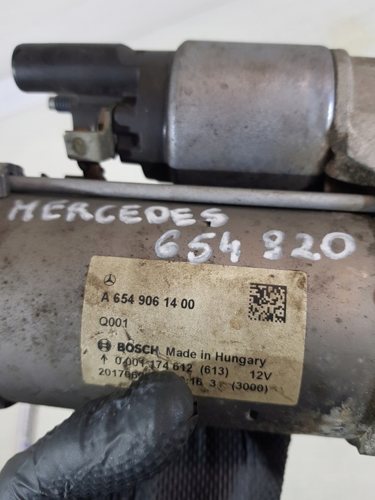 фото №9, Стартер a6549061400 mercedes sprinter gla glb 2.0 cdi 654920