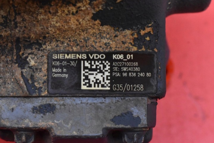 фото №8, Насос топливная рейка 9683624080 a2c27100268 ford mondeo mk4 2.0 tdci 130km 07-10