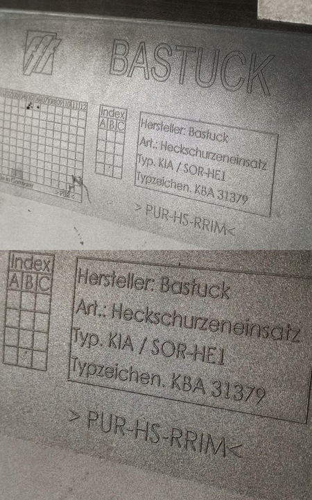 фото №11, Kia sorento iii спойлер накладка бампера зад kba31379