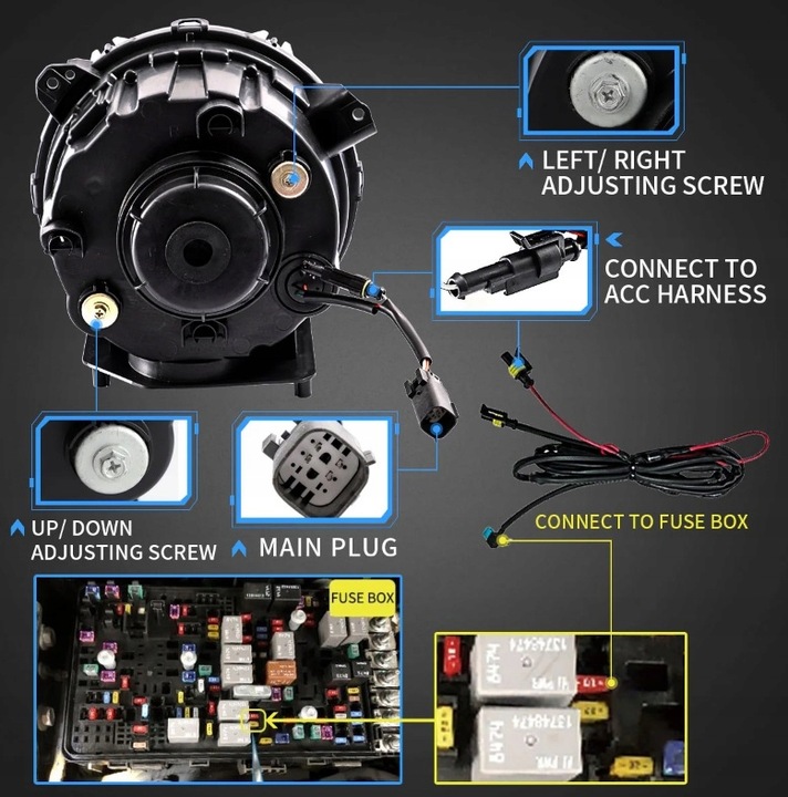 фото №12, Фара лампа kpl vland полный led тюнинг jeep wrangler jl 4 iv gladiator