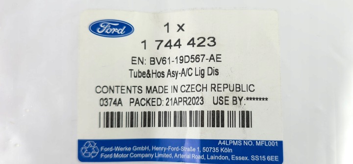 фото №11, Шланг кондиционера ford focus mk3 c-max mk2