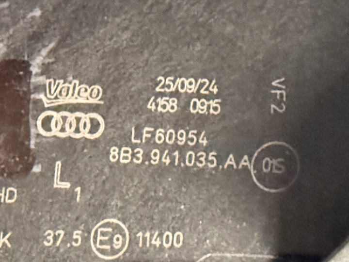 фото №9, Audi . a5 b10 лампа ліва права перед eu 8b3941036aa 8b3941035aa