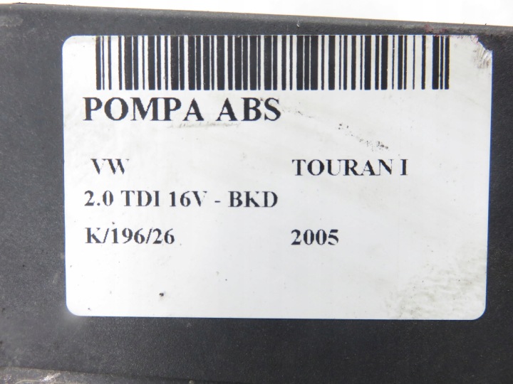 фото №6, Блок керування abs vw touran i 1k0907379q 10096003553