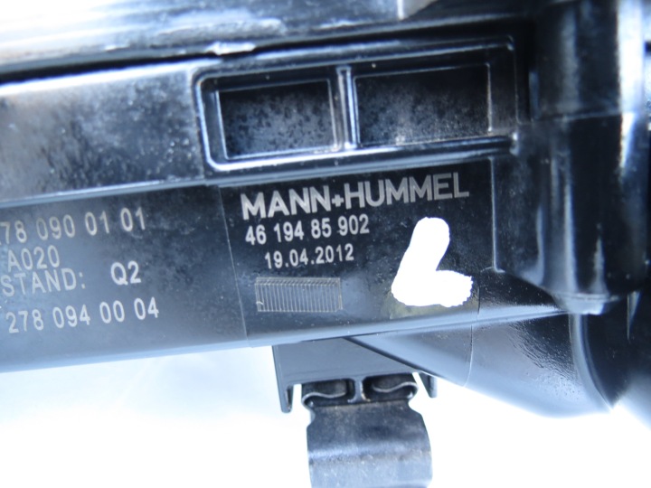фото №11, Корпус фільтра повітря ліва a2780900101 mercedes cls w218 ml w166 4.7 v8