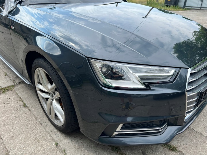 фото №15, Audi a4 b9 перед kpl s-line капот крыло бампер лампы led pas lx7l европа