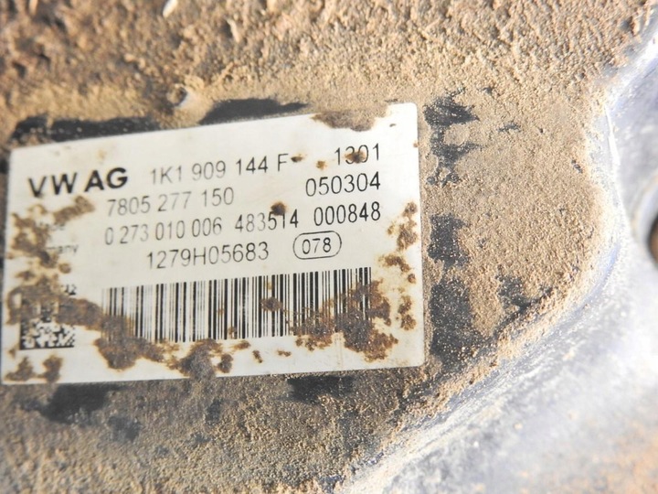 фото №8, Трансмісія рейка рульового управління vw golf v 1.9 tdi 1k1909144f 7805277150 0273010006