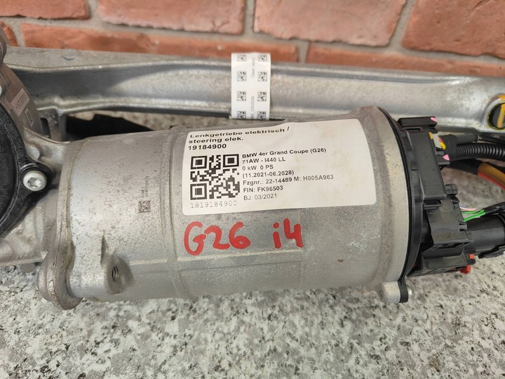 фото №16, Bmw g20 g22 i4 g26 jj рулевая рейка трансмиссия рулевая 5a34a16 5b58d44