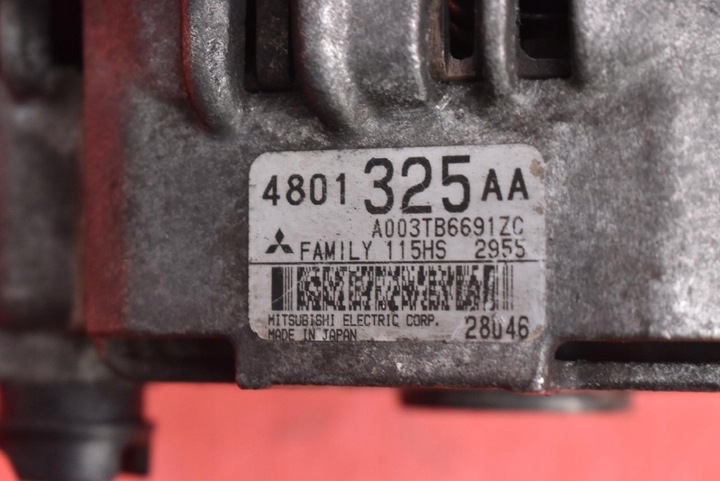 фото №7, Генератор 4801325aa chrysler pt cruiser 1 i 1.6 16v 116 km 05-10