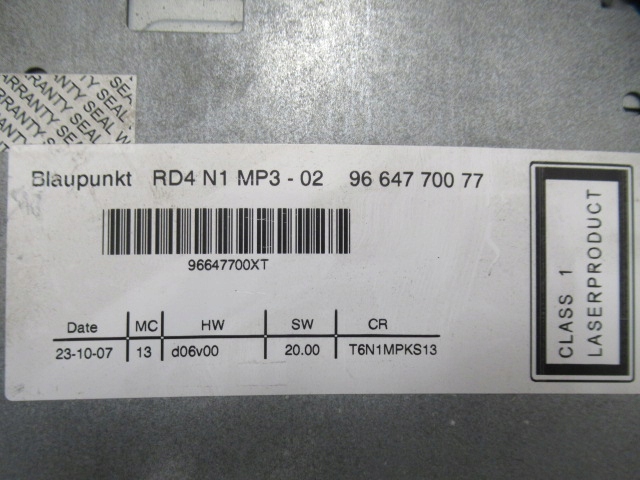 фото №8, Citroen c3 радіо cd mp3