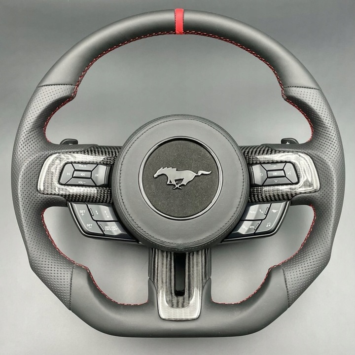 фото №13, Модификация руль ford mustang 2014+ тюнинг custom карбон
