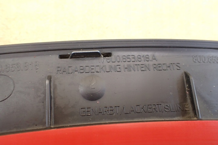 фото №14, Планка крыльев накладка audi q3 зад задняя правая 8u0853818a