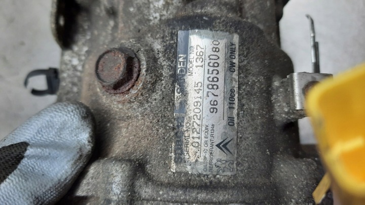 фото №8, Компрессор кондиционера 9678656080 citroen c4 ii 1.6 hdi 12r