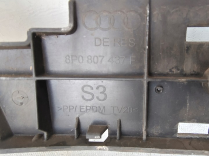 фото №9, Audi s3 8p0 2005- 08 r бампер перед 8p0807437f