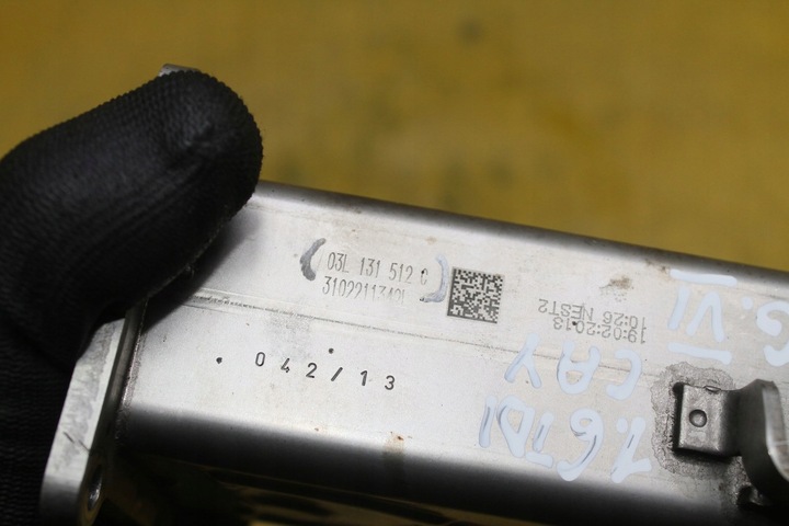фото №7, Радиатор выхлопных газов egr 03l131512cf golf vi 1.6 tdi