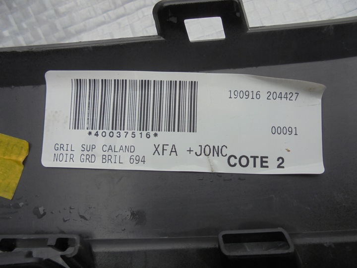 фото №11, Решётка радиатора решётка планка бампера перед renault scenic iv 4 623822709r slask