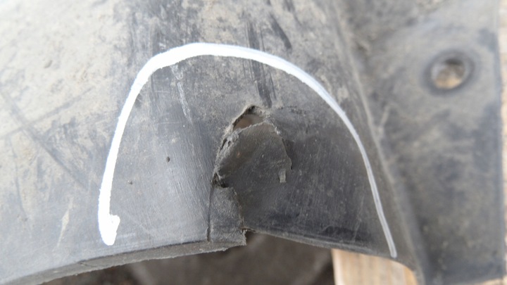фото №6, Opel meriva b 10r підкрилок праві зад 13267685