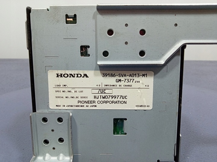 фото №5, Honda civic viii fg2 06-11 усилитель радио 39186-sva-a013