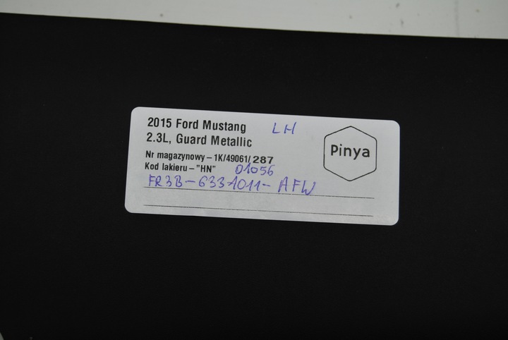 фото №5, Левая защита обшивка стойка ford mustang vi 2015+