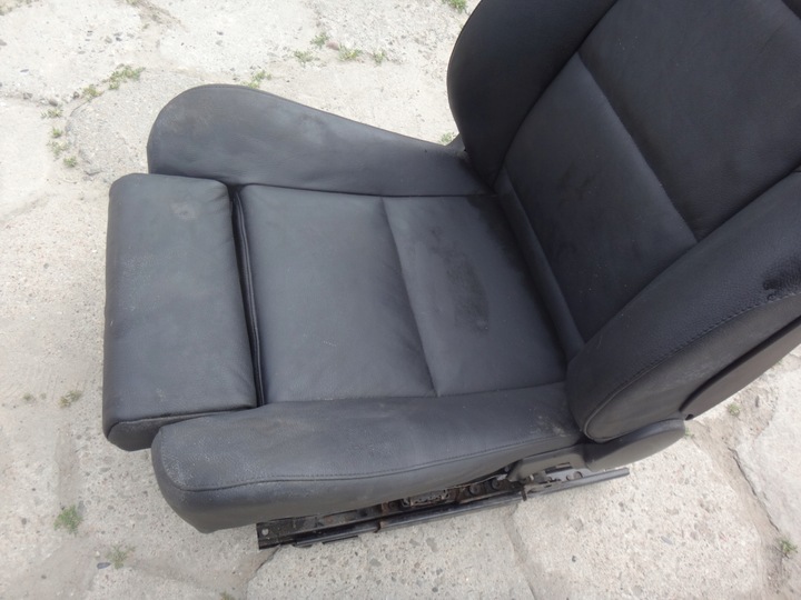 фото №7, Сиденье правые перед переднее пассажира bmw e60 e61 м-пакет sport чёрная кожа